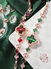 2023 브랜드 라이트 럭셔리 고급 느낌 시계 여성 팝 방수 주얼리 팔찌 시계 틈새 방수 손목 시계 세트의 그림