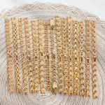 빈티지 금도금 골드 시계 팔찌의 그림