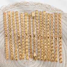 빈티지 금도금 골드 시계 팔찌의 그림