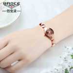 스위스 자동 기계식 숙녀 시계 여성용 시계 방수 텅스텐 스틸 팔찌 시계 학생 간단한 방수 조류의 한국어 버전의 그림