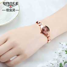 스위스 자동 기계식 숙녀 시계 여성용 시계 방수 텅스텐 스틸 팔찌 시계 학생 간단한 방수 조류의 한국어 버전의 그림
