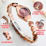 스위스 자동 기계식 숙녀 시계 여성용 시계 방수 텅스텐 스틸 팔찌 시계 학생 간단한 방수 조류의 한국어 버전의 그림