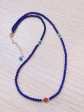 런야 주얼리 원시 아프가니스탄 청금석 체인 발찌 팔찌 맞춤형의 그림