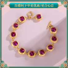 3D 하드 솔리드 골드 팔찌의 그림