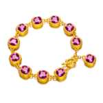 3D 하드 솔리드 골드 팔찌의 그림