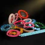 천연 크리스탈 팔찌 토르말린 링 펜던트 목걸이 경옥 팔찌의 그림