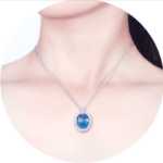 천연 토파즈 펜던트의 그림