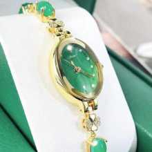 2022 년 새로운 상감 옥 옥 칼세도니 시계 여성 고급 감각의 고급 팔찌 시계 절묘한 작은 다이얼 시계의 그림