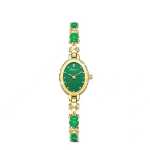 2022 년 새로운 상감 옥 옥 칼세도니 시계 여성 고급 감각의 고급 팔찌 시계 절묘한 작은 다이얼 시계의 그림