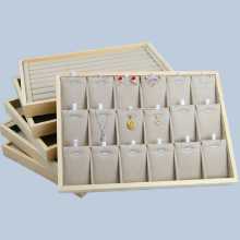 주얼리 디스플레이 디스플레이 트레이 마이크로 화이버 천 패션 반지 목걸이 시계 팔찌 펜던트 배치 마구간 주얼리 상자의 그림