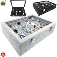 시계 상자 팔찌 팔찌 커버 베개 디스플레이 랙 펜던트 보관 주얼리 상자 주얼리 벨벳 귀걸이 옥 고급의 그림