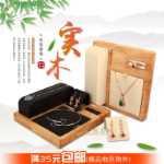 새로운 원목 주얼리 디스플레이 소품 귀걸이 반지 목걸이 펜던트 시계 주얼리 세트 조합 디스플레이 트레이의 그림