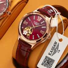 칠석 발렌타인 데이 선물 롤렉스 스위스 정품 여성용 시계 리얼 다이아몬드 자동 기계식 시계 여성용 정품 가죽 벨트 시계의 그림