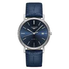 론진 정품 남성 시계 컬리 라지 기계식 스위스 남성 시계 L4.922.4.92.2의 그림