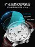 스위스 시계 남성 기계식 시계 비즈니스 학생 복고풍 정품 탑 10 방수 발광 브랜드 쿼츠 남성 모델 조류의 그림