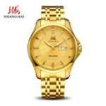 상하이 시계 남성용 자동 기계식 시계 다이아몬드 패션 바닥 방수 남성 손목 시계를 통해 새로운 국내 비즈니스의 그림