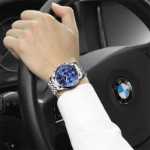 스위스 남성 시계 스포츠 중학생 고등학생 새로운 십대 쿼츠 시계 방수 발광 기계식 손목 시계의 그림