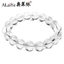 천연 화이트 크리스탈 팔찌의 그림