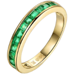 미라이 주얼리 천연 에메랄드 보석 반지의 그림