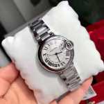 스위스 정품 블루 핀 풍선 시계 숙녀 기계식 자동 여성 시계 카드 간단한 기질 방수 강철 남성 시계의 그림