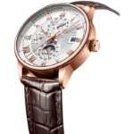 새로운 정품 남성용 시계 방수 자동 기계식 시계 남성용 발광 달력 레저 석영 남성용 손목 시계의 그림