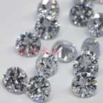 다이아몬드 루스 다이아몬드 0.8-15mm가 세팅된 AAA 화이트 포인트 지르콘 루스 투명 라운드 인조 보석 주얼리 시계의 그림