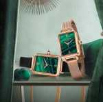 자립] 롤라 로즈 / 롤라 로즈 스몰 그린 시계 선물 세트 선물용 오리지널 스틸 스트랩 교체 여성용 시계의 그림