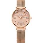 스위스 자동 기계식 시계 여학생 한국 방수 발광 달력 다기능 트렌드 쿼츠 여성 손목 시계의 그림