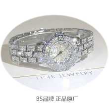 방수] 별이 가득한 홍콩 정품 BS 오드 투 조이 다이아몬드로 가득 찬 같은 시계 라인 석 다이아몬드 쿼츠 시계 여성의 그림