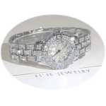 방수] 별이 가득한 홍콩 정품 BS 오드 투 조이 다이아몬드로 가득 찬 같은 시계 라인 석 다이아몬드 쿼츠 시계 여성의 그림