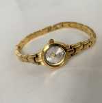 상하이 다이아몬드 작은 금 시계 작은 미니 복고풍 기질 금도금 실버 팔찌 심플한 신선한 얇은 밴드 쿼츠 여성용 시계의 그림