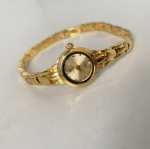 상하이 다이아몬드 작은 금 시계 작은 미니 복고풍 기질 금도금 실버 팔찌 심플한 신선한 얇은 밴드 쿼츠 여성용 시계의 그림