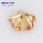 오각형 매화 모양의 샴페인 합성 지르콘 러프 스톤 다채로운 CZ 보석 시계 쥬얼리 액세서리 러프 다이아몬드 DIY의 그림