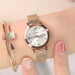 스위스 수입 자동 기계식 시계 여성 가벼운 고급 방수 이중 달력 발광 강철 학생 간단한 시계 여성의 그림