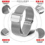 밀라노 시계 스트랩 남성용 및 여성용 금속 스틸 밴드 대체 dw 티쏘 티안완 카시오 작은 녹색 시계 스테인리스 스틸 팔찌의 그림