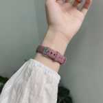 iwatch6 스트랩 애플워치7 s8 세대 애플워치 손목 밴드 5/4321/se 메탈 버클 파인 실리콘 38/4240/44/41/45 울트라 49mm용 IWUJIAO의 그림