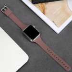 iwatch6 스트랩 애플워치7 s8 세대 애플워치 손목 밴드 5/4321/se 메탈 버클 파인 실리콘 38/4240/44/41/45 울트라 49mm용 IWUJIAO의 그림