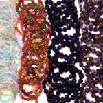 멀티 토르말린 문스톤  팔찌 악세사리의 그림