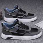 직장 남성 신발 가을 2023 새로운 방수 가죽 십대 보드 신발 남성 백 캐주얼 스포츠 조수 신발 여름의 그림