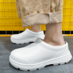 남성 요리사 신발의 그림