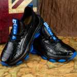 악어 가죽 남성 신발의 그림