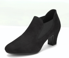 2022 가을과 겨울 새로운 야의 패션 딥 마우스 프로스트 하이힐 짧은 포멀 첼시 부츠 여성 신발 5M52의 그림