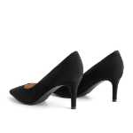 벨 포멀 하이힐 여성 가을 새로운 쇼핑몰 캐시미어 가죽 통근 OL 팬 싱글 슈즈 V6Q1DCQ0의 그림