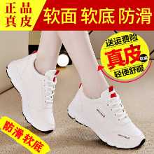 숙녀 가죽 운동화의 그림