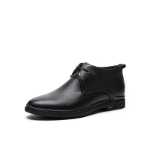 남성 가죽 패션 부츠의 그림