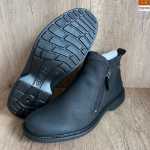 남성  지퍼 방수 패딩 부츠의 그림