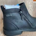 남성  지퍼 방수 패딩 부츠의 그림