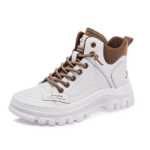 가죽 하이 탑 마틴 부츠의 그림