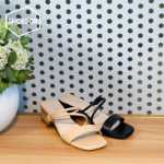 여성 신발 레이스 업 슬리퍼 샌들의 그림