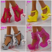 12 관절 6 포인트 드레스 인형 30cm 인형의 정품 신발 하이힐 샌들 트레이너 슬리퍼의 그림